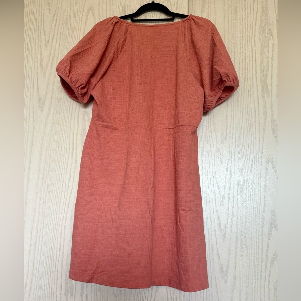 Madewell Texture & Thread Puff-Sleeve Dress - Picture 4 of 7